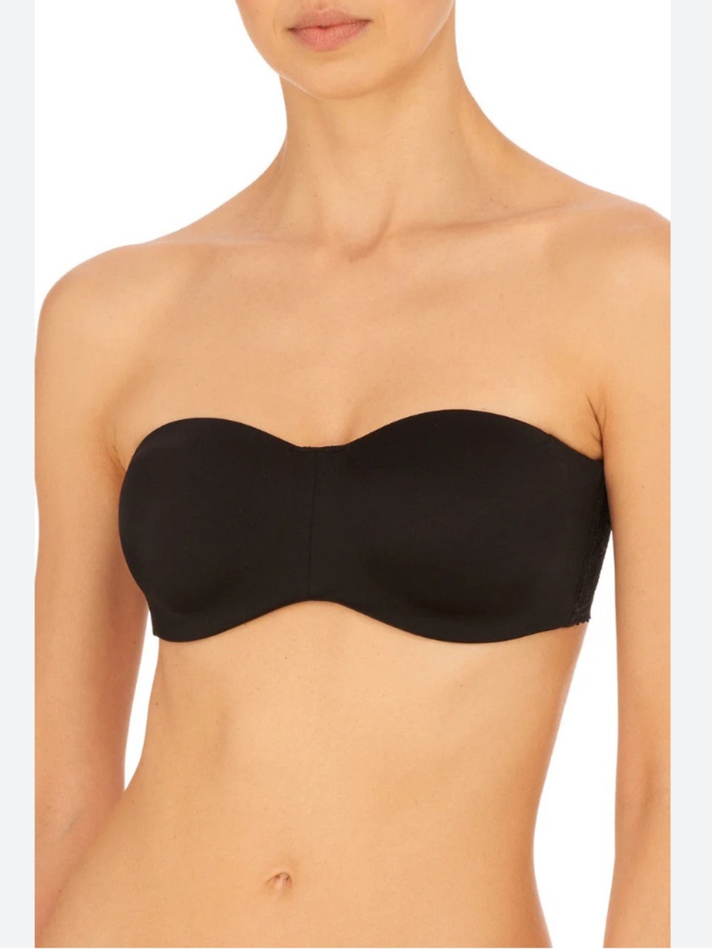 Natori Bra NEW With TAGS Bandeau Underwire Adapt Strapless Lace Black Size 32C